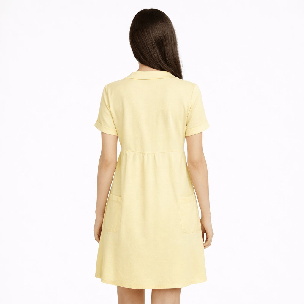 Women’s Short Sleeve Button-Down Dress